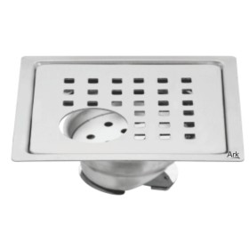  Cockroach Trap Jalli with Side Hole, Square Frame, 