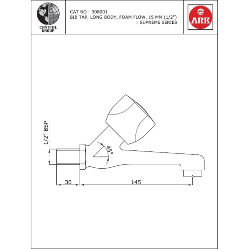 Bib Tap , Long Body FF