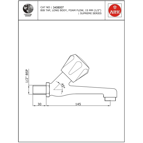 Bib Tap , Long Body FF