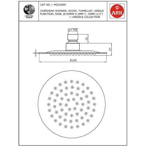 Slimline Shower, Charon