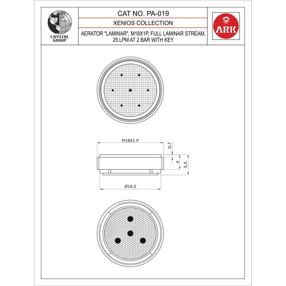 Laminar Aerator - M18