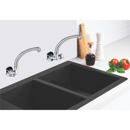 Sink Tap, Swivel FF, H.H.U Casted Spout with Left Handle