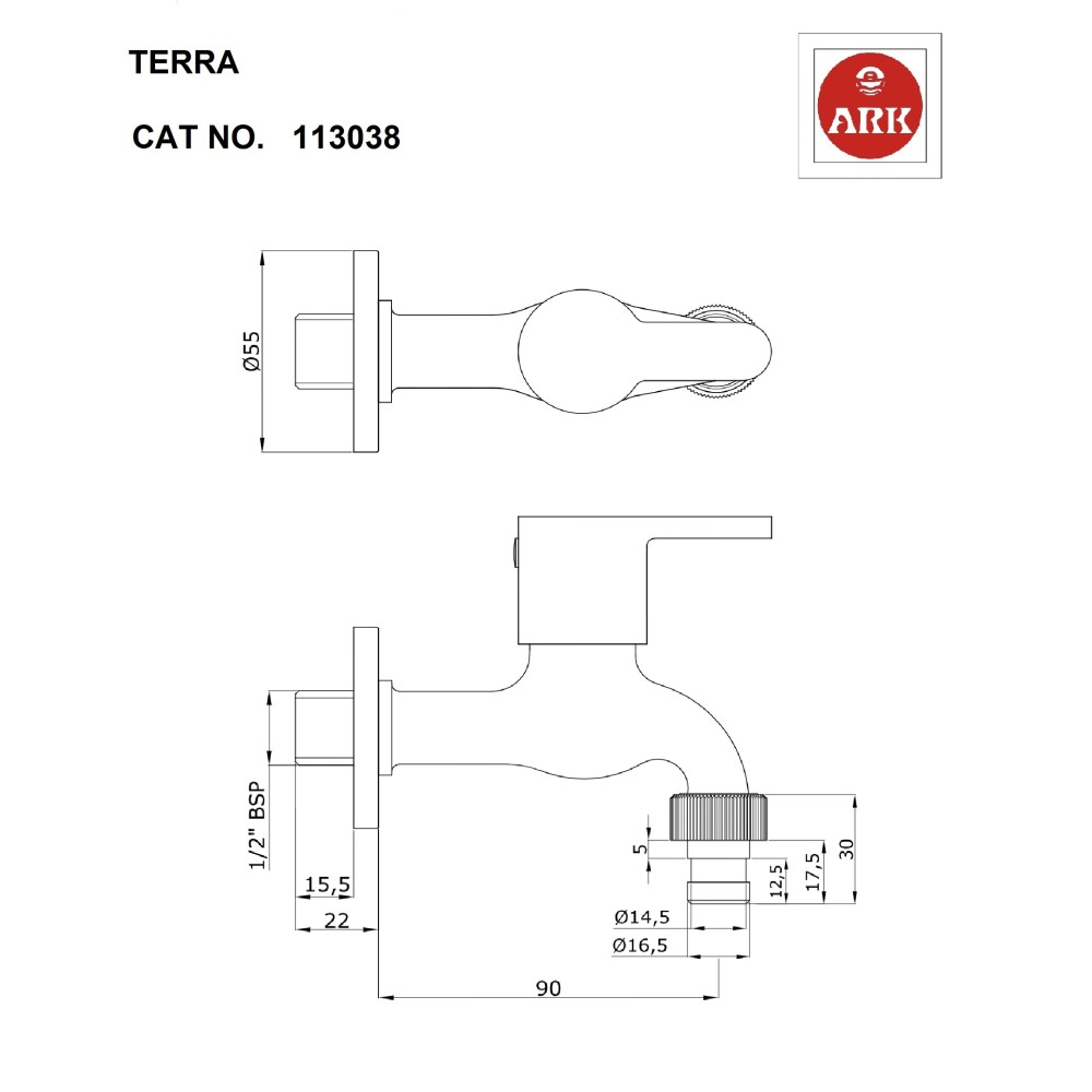 Bib Tap, Imperial, Washing Machine