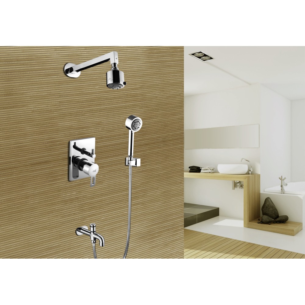 Single Lever Concealed Divertor High Flow, Ø 40mm (Rectangle)