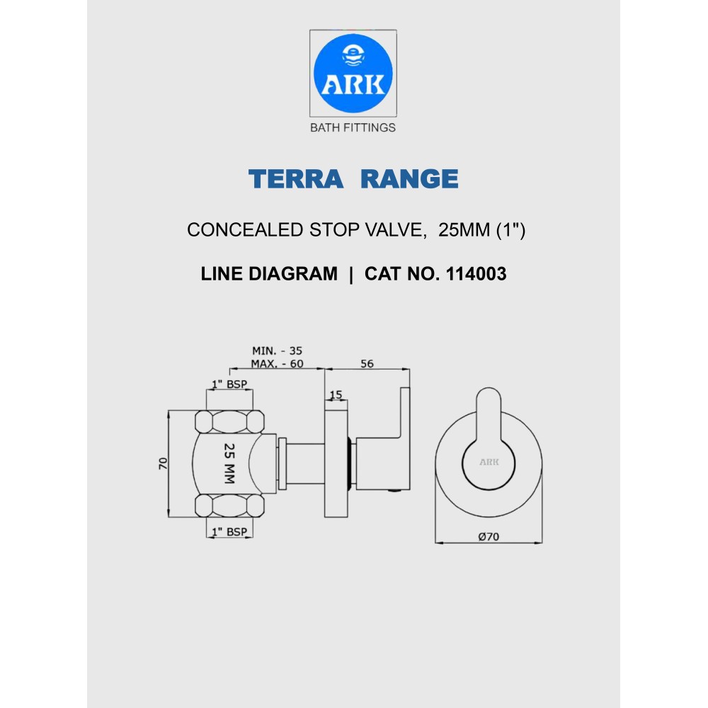 Concealed Stop Valve (1