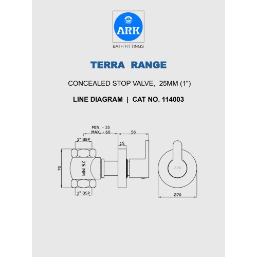 Concealed Stop Valve (1