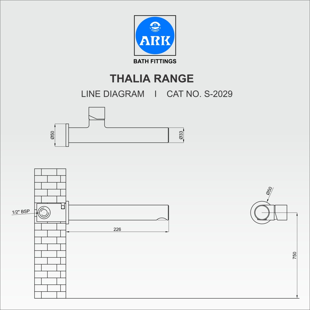Wall Mounted Basin Mixer