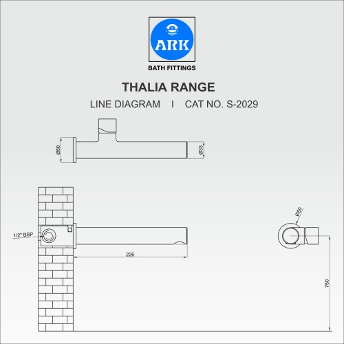 Wall Mounted Basin Mixer