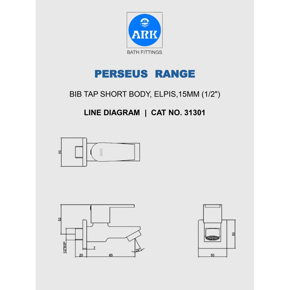 Bib Tap Short Body, Elpis