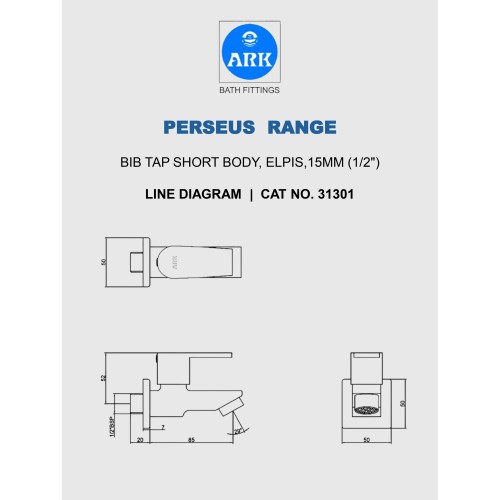 Bib Tap Short Body, Elpis