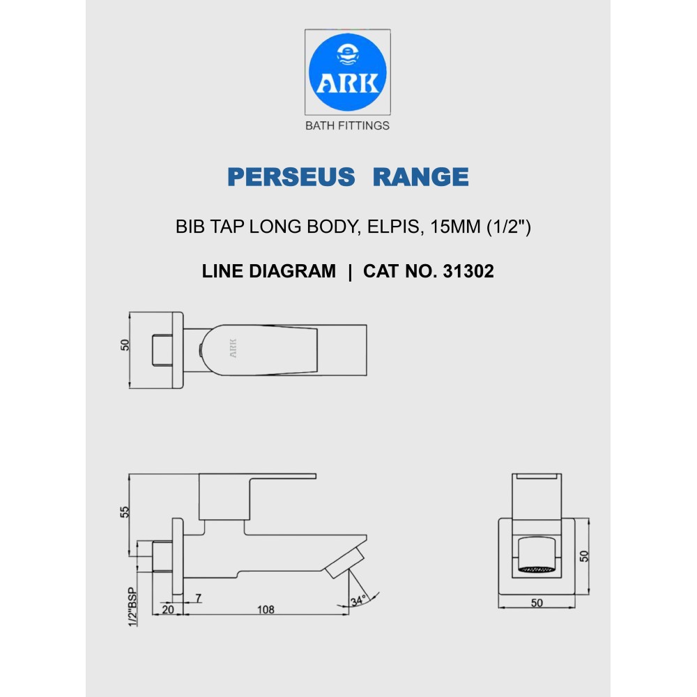 Bib Tap Long Body,  Elpis