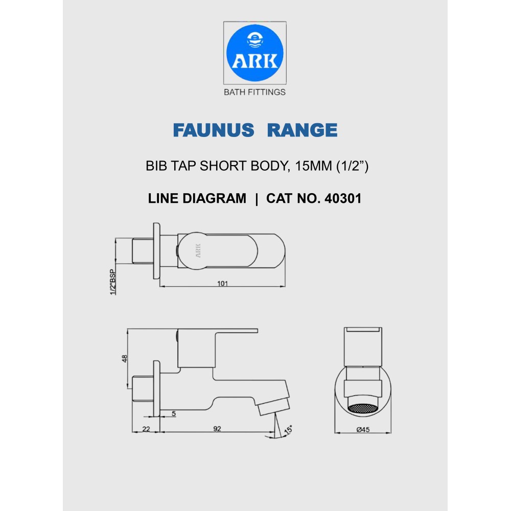 Bib Tap Short Body