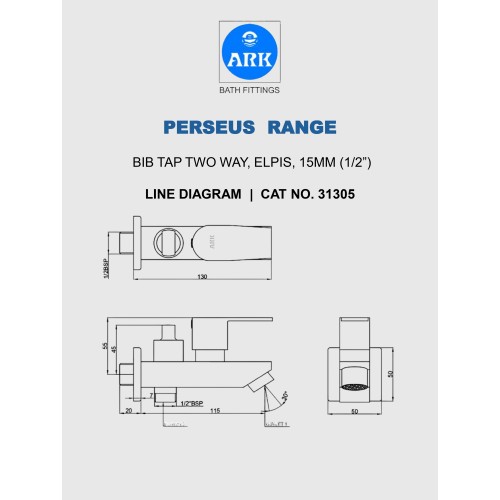 Bib Tap Two Way, Elpis 
