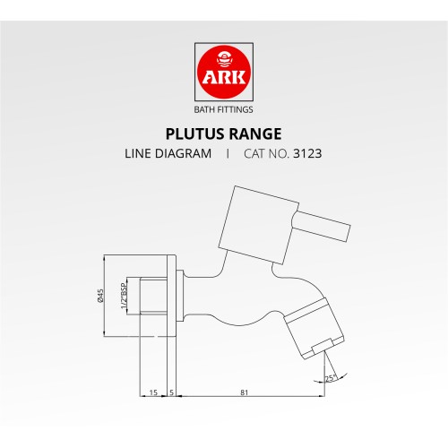 Bib Tap Short Body Foam Flow
