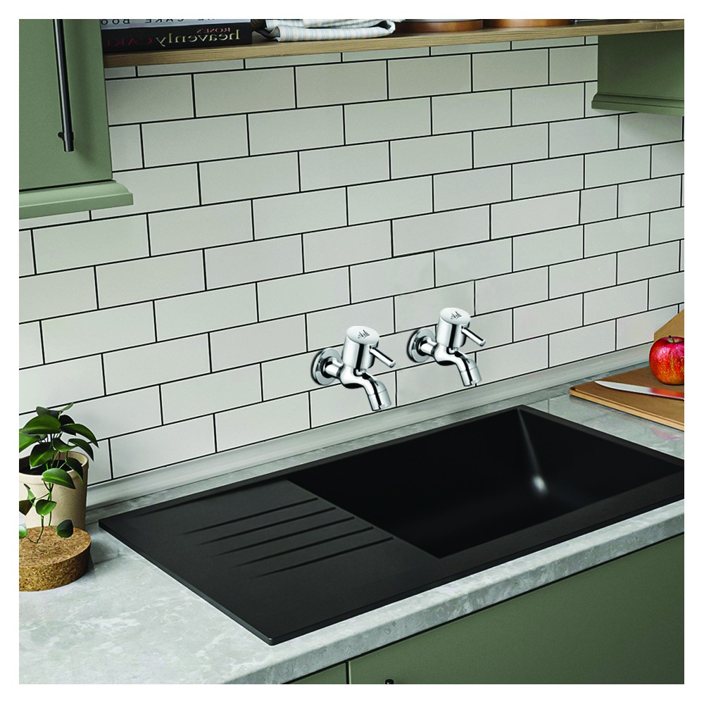 Bib Tap Short Body Foam Flow