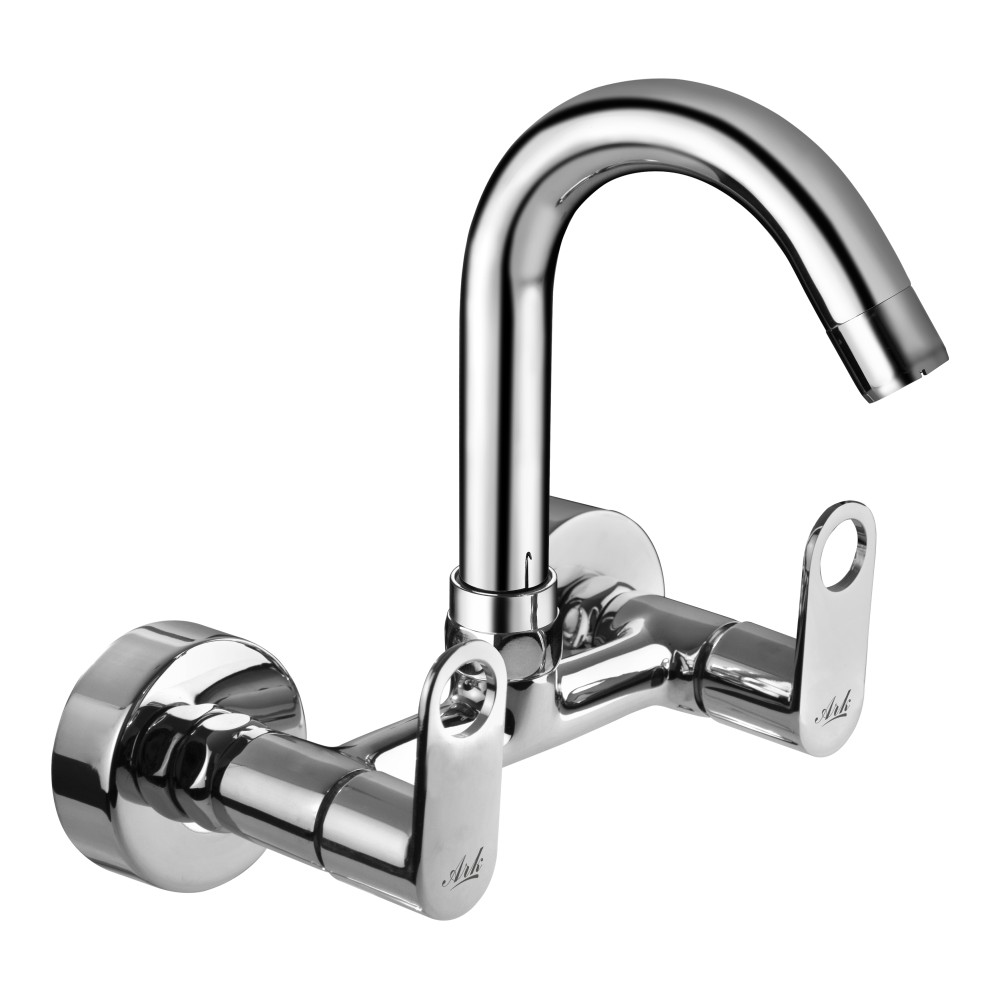 Wall Mixer Sink Swivel with H.U Pipe Spout