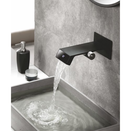 Basin Mixer Wall Mounted with Front Digital Temperature Display