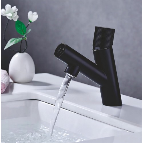 Basin Mixer with Front Digital Temperature Display