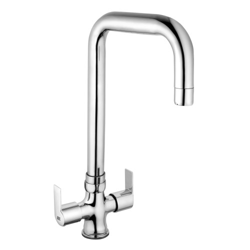 Basin One Hole Mixer Swivel with SQ Spout