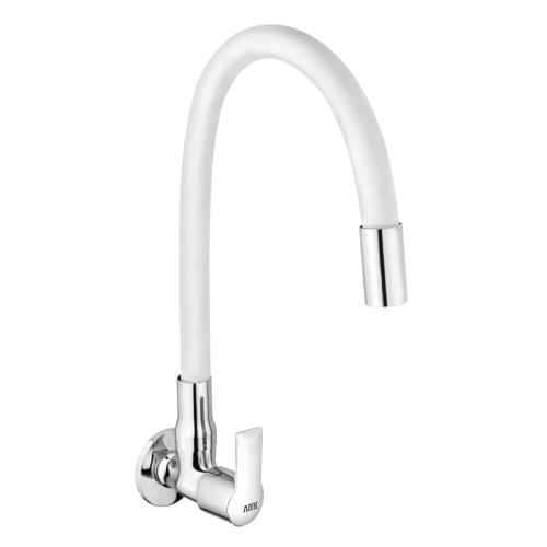 Bib / Sink Tap Swivel with Silicon Flexible Spout 360⁰