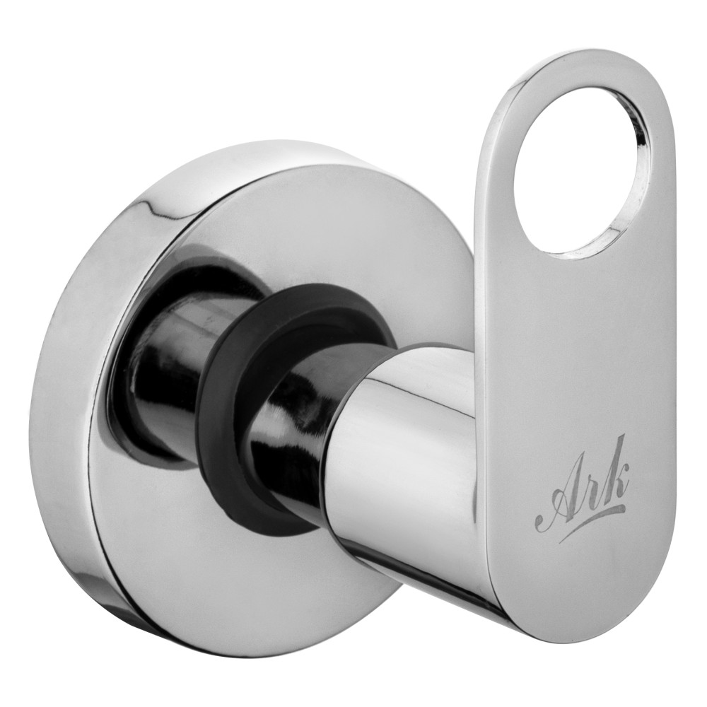 Concealed Stop Valve, Round Flange, 1/2