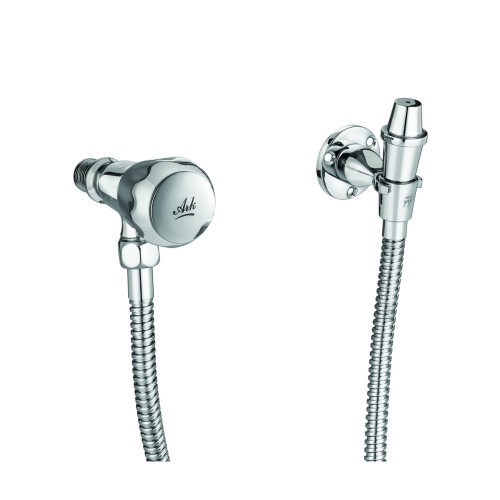 Angle Stop Valve with Nozzle, Pipe & Hook