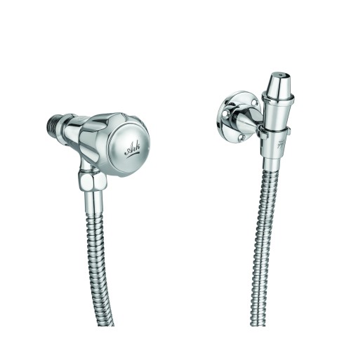 Angle Stop Valve with Nozzle, Pipe & Hook