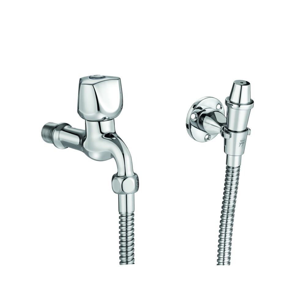 Bib Tap with Nozzle, Pipe & Hook