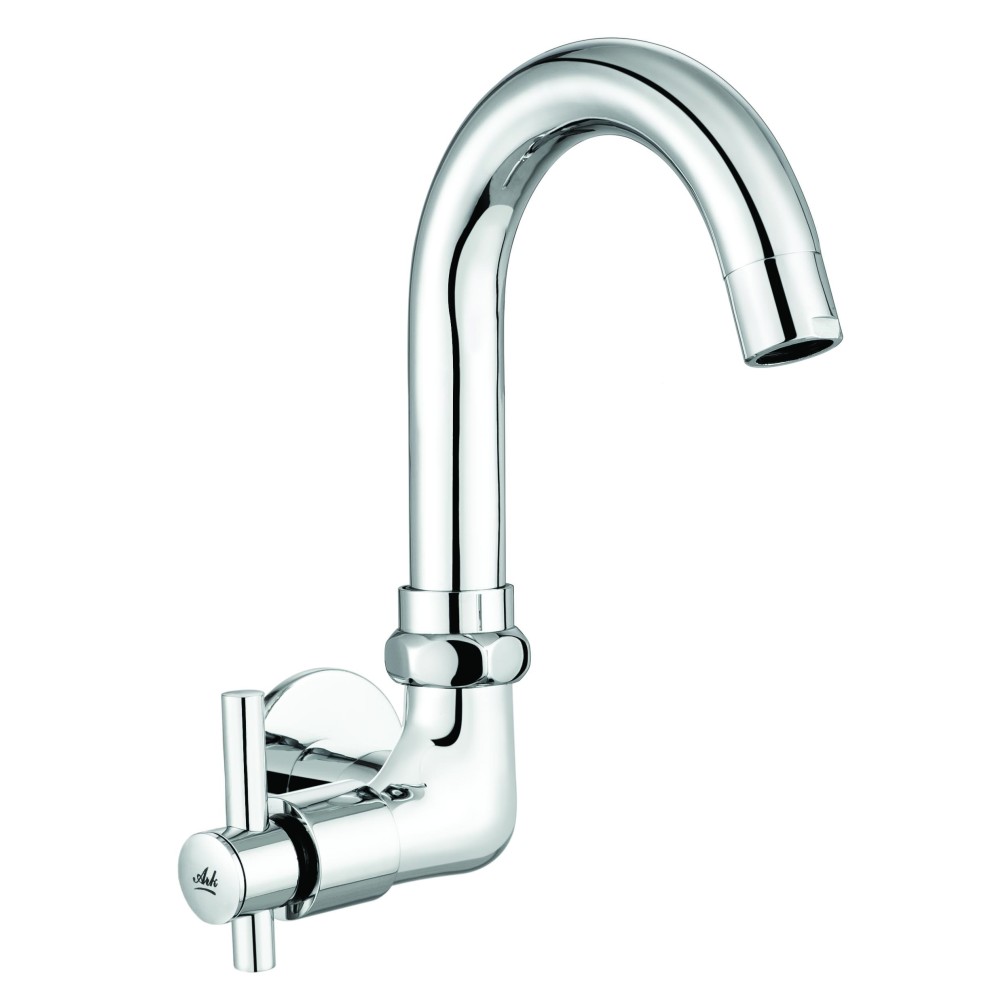 Sink Tap with Swivel Spout, Left Side Handle