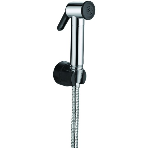 Health Faucet Set “Classic” with Hand Shower Black & Pipe 
