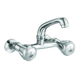 Wall Mixer Sink with Swivel FF, H.U Casted Spout