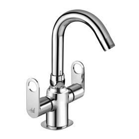 Basin One Hole Mixer Swivel with H.U Pipe Spout