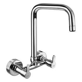 Wall Mixer Sink Swivel with SQ Spout, FF