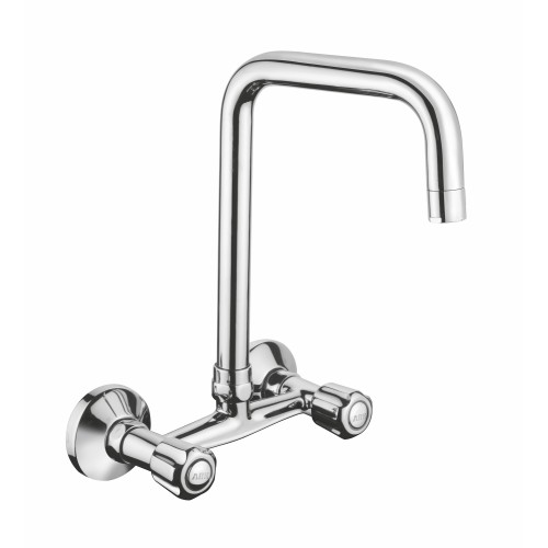 Wall Mixer Sink Swivel FF with SQ Spout