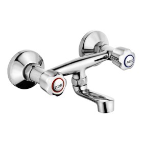 Wall Mixer Bath with Swivel Spout
