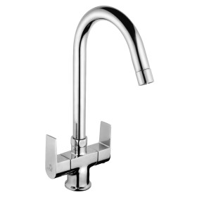 Basin One Hole Mixer Swivel with H.U Pipe Spout 