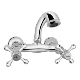 Wall Mixer Sink with Swivel Casted Spout