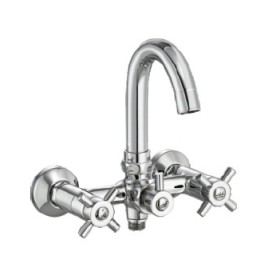 Wall Mixer Sink 2 in 1 with Swivel Spout
