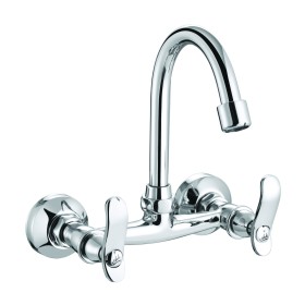 Wall Mixer Sink with Swivel Pipe Spout