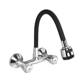 Wall Mixer Sink, Silicon Spout with Twin Function