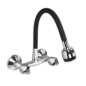 Wall Mixer Sink, Silicon Spout with Twin Function