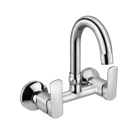 Wall Mixer Sink Swivel with H.U Pipe Spout