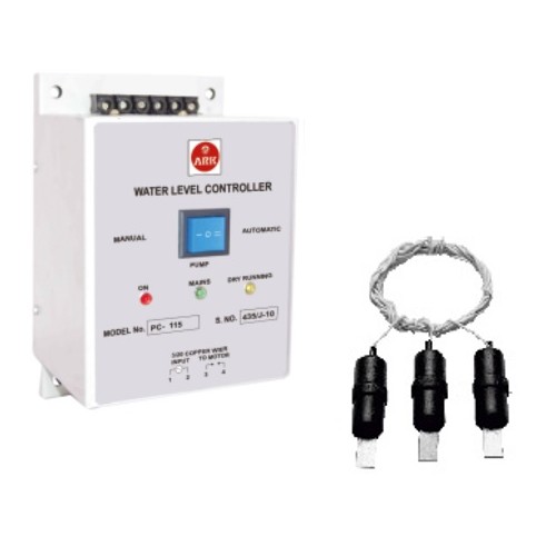 Automatic Water Level Controller, Single Phase, SS Probe Type Sensor