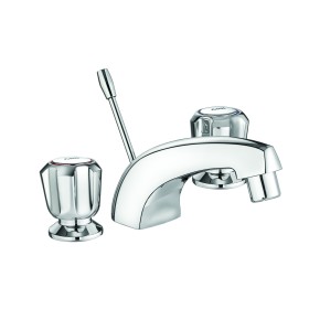Basin Three Hole Mixer,FF with Pop-Up Waste