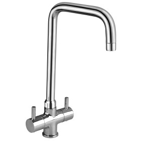 Basin One Hole Mixer Swivel with 2SQ Pipe Spout
