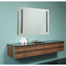 Bathroom Mirror, LED, Touch Switch & Bluetooth, 800 x 600mm