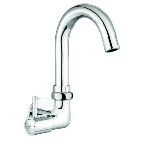 Sink Tap Swivel with Pipe Spout, Left Side Handle
