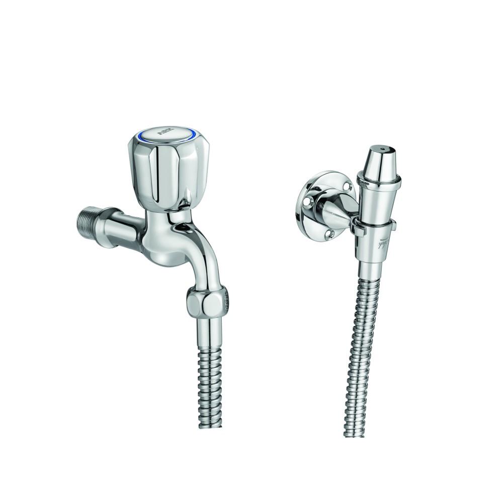 Bib Tap with Nozzle, Pipe & Hook
