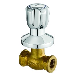 Concealed Stop Valve with Threaded Cap, 1/2