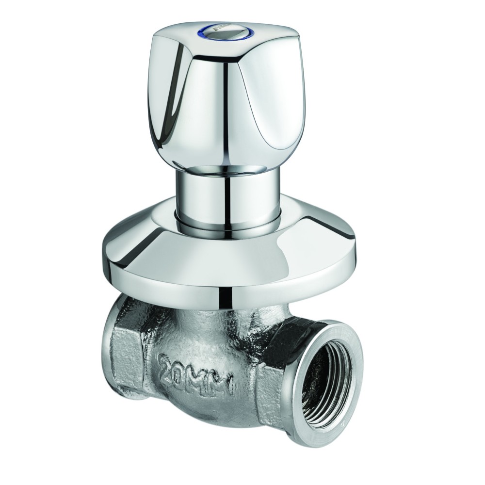 Concealed Stop Valve with Sliding Cap, 3/4